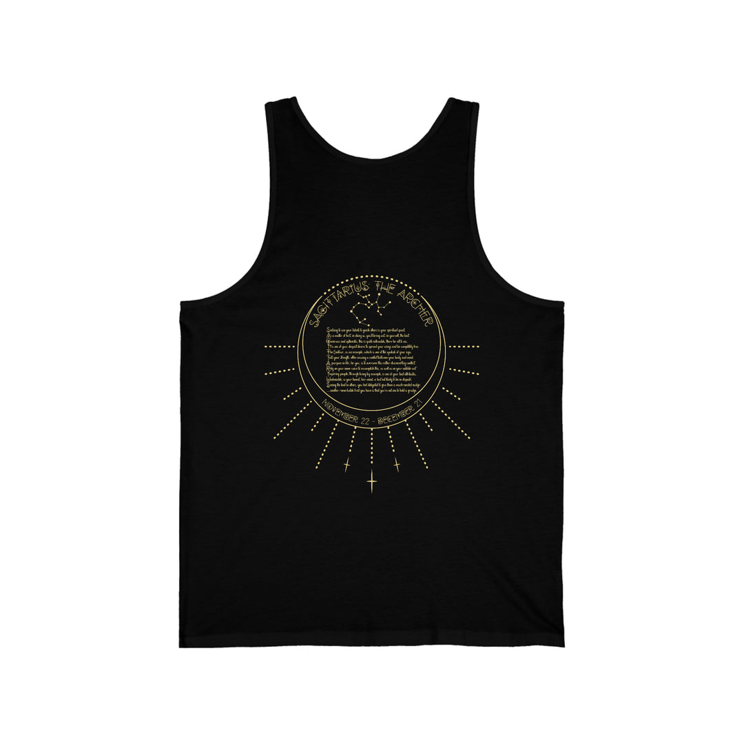 Written in the Stars Unisex Jersey Tank - Sagittarius