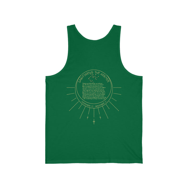Written in the Stars Unisex Jersey Tank - Sagittarius
