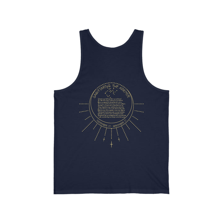 Written in the Stars Unisex Jersey Tank - Sagittarius