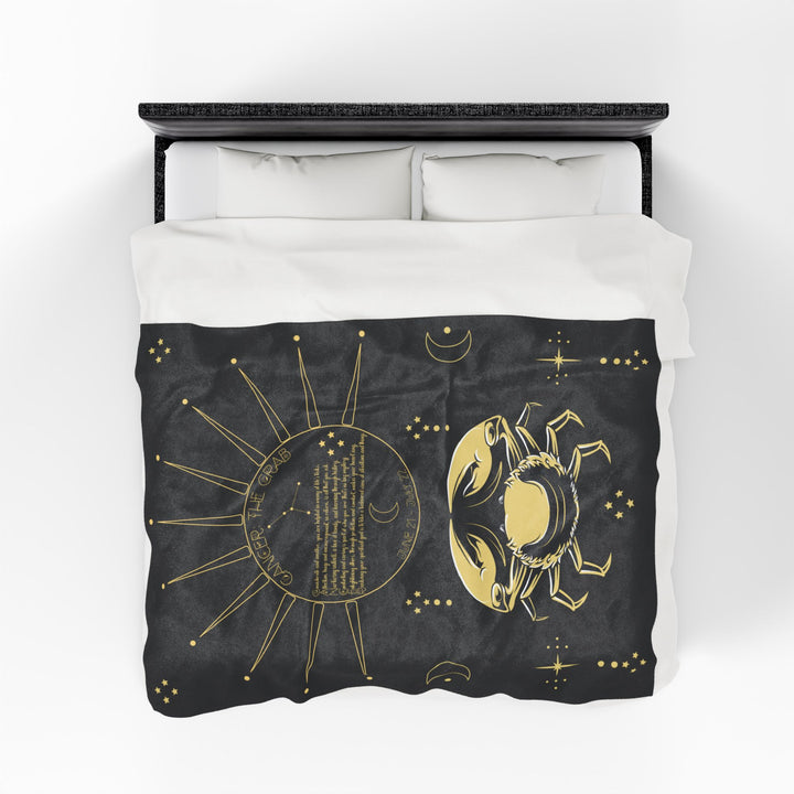 Cancer Acrostic Poem Velveteen Blanket