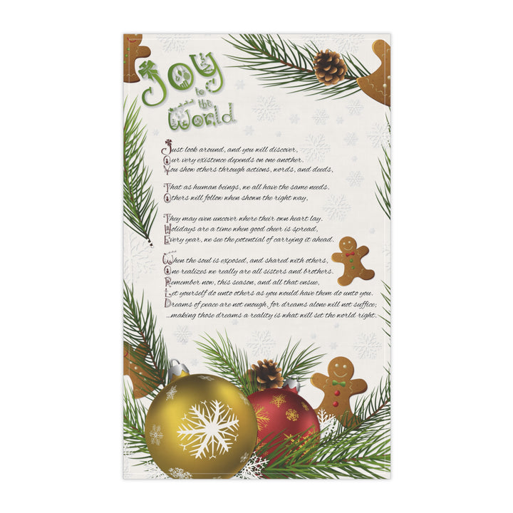 It's Just a Phrase Kitchen Towel - Joy to the World