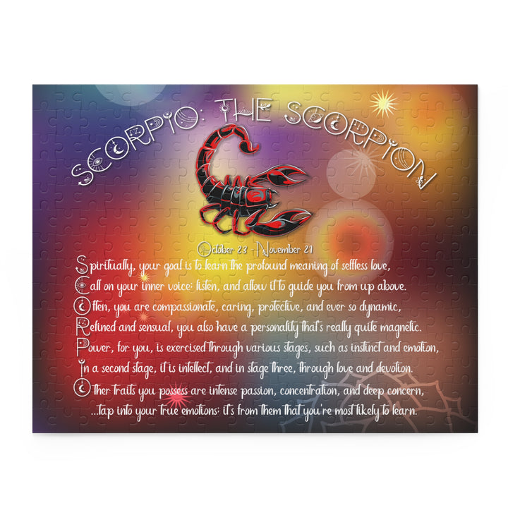 "Scorpio" Acrostic Horoscope Puzzle - Beams