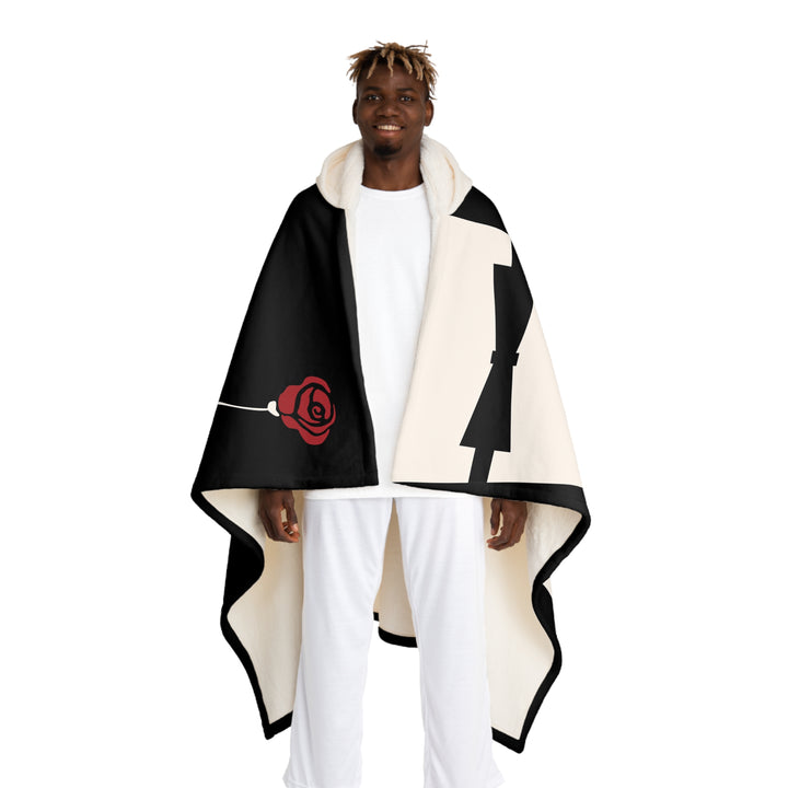 It's Just a Phrase Hooded Sherpa Fleece Blanket - Grandfather