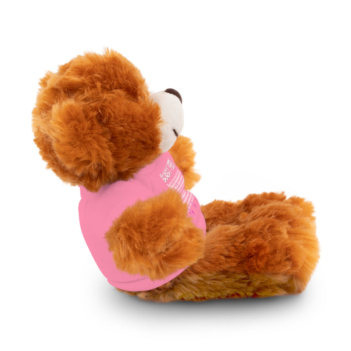 Baby Feet Acrostic Poem Stuffed Animals with Tee - Pink Camo