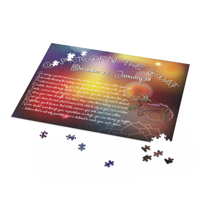 "Capricorn" Acrostic Poem Puzzle - Beams