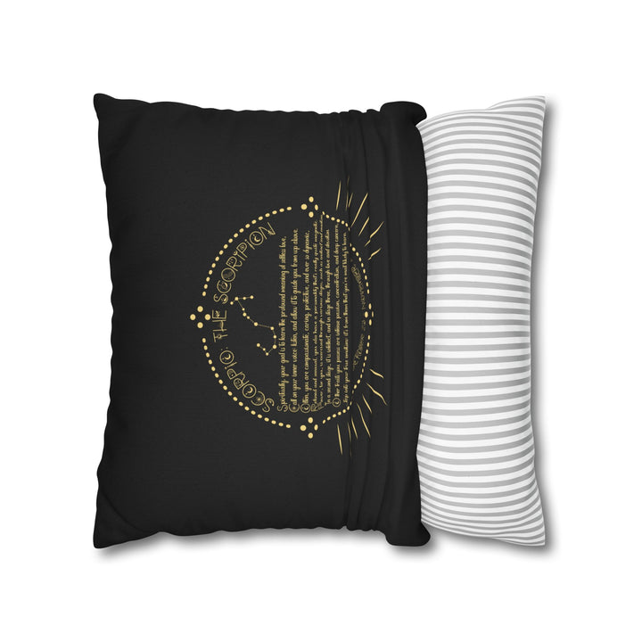 Scorpio Acrostic Poem Pillow Cover