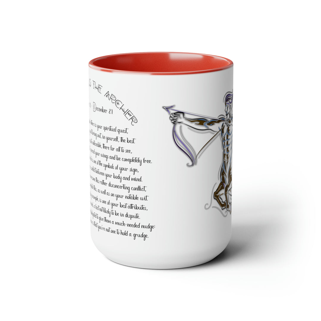Written in the Stars Two-Tone Coffee Mugs - 15oz - Sagittarius