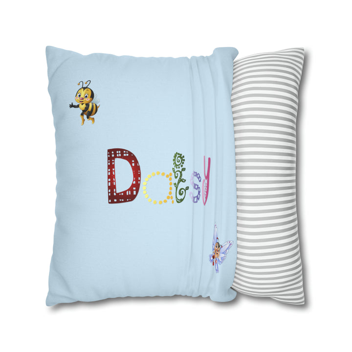Namesakes Pillow Case Cover with Acrostic Poem Spelling Out a Name