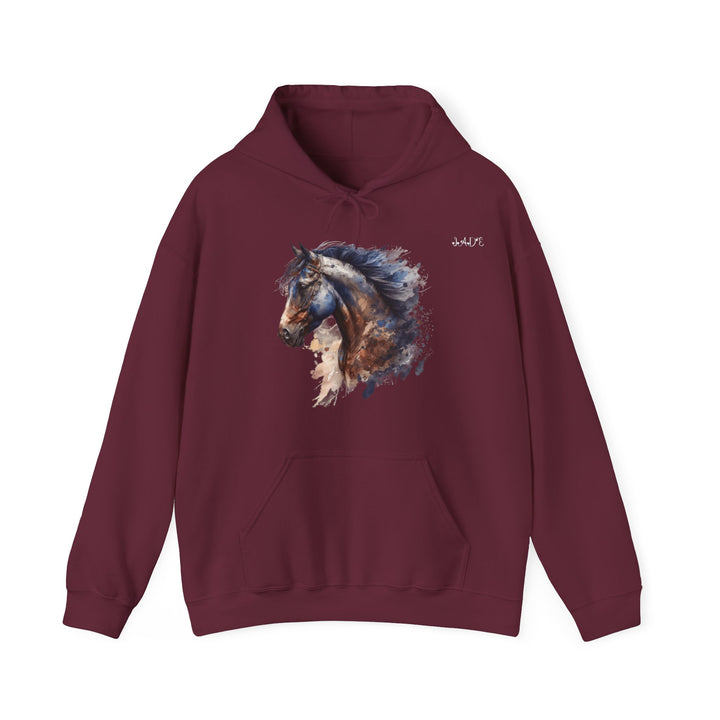 Namesakes, Personalized Acrostic Name Hoodie with Horse Graphic