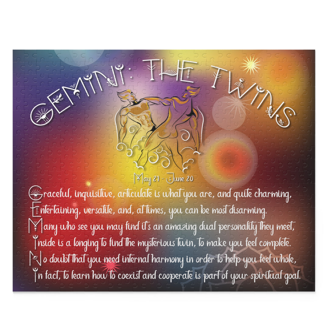 "Gemini" Acrostic Horoscope Puzzle - Beams