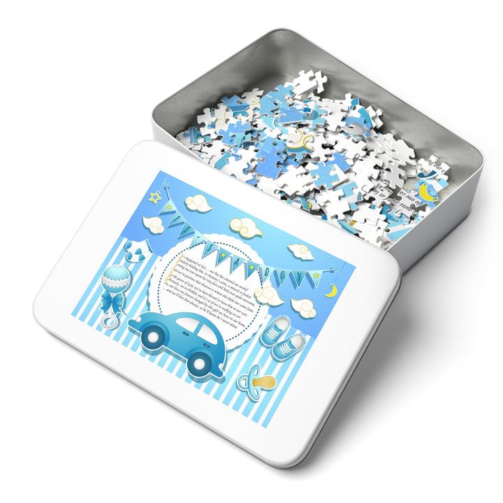 Baby Steps Acrostic Poem Jigsaw Puzzle - It's a Boy
