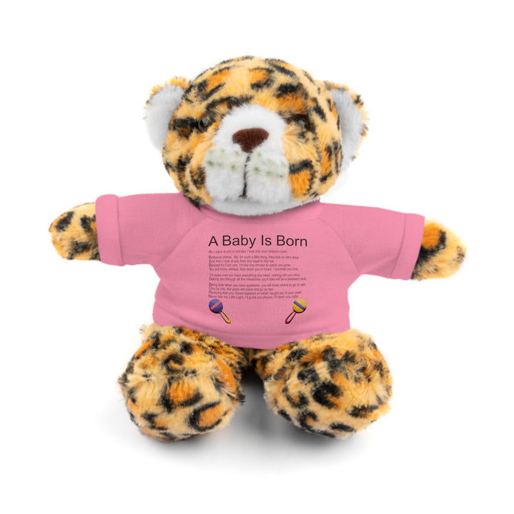 A Baby is Born Acrostic Poem Stuffed Animal Collection with T-Shirt - Fun Font-Toys
