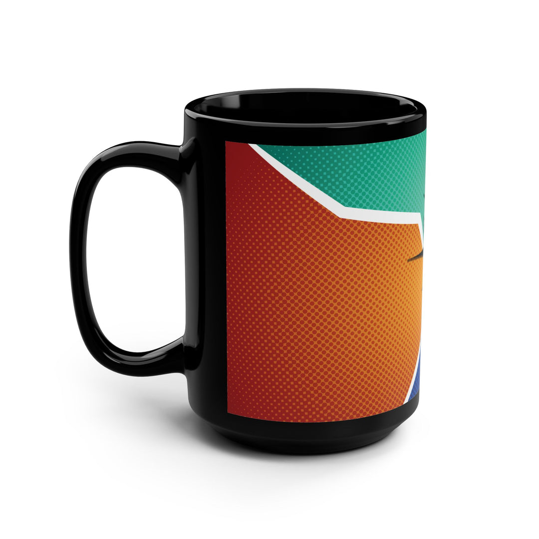 "Husband" Acrostic Poem Black Mug - 15oz