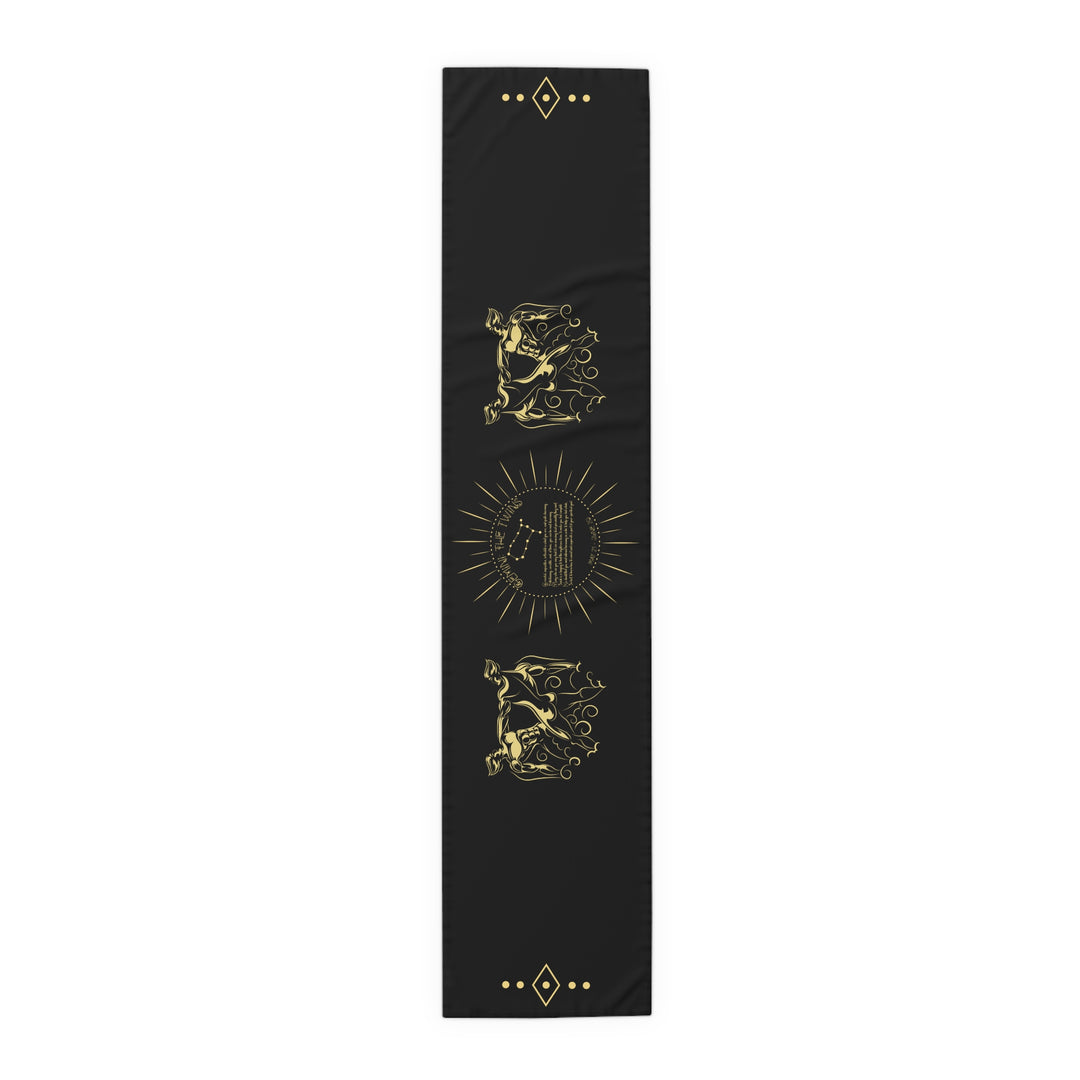 Gemini Acrostic Poem Table Runner