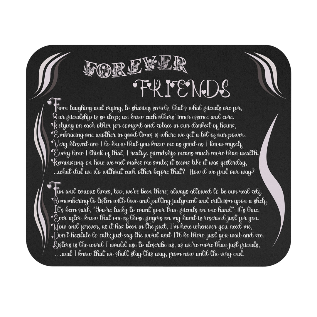 It's Just a Phrase Acrostic Poem Mouse Pad - "Forever Friends"