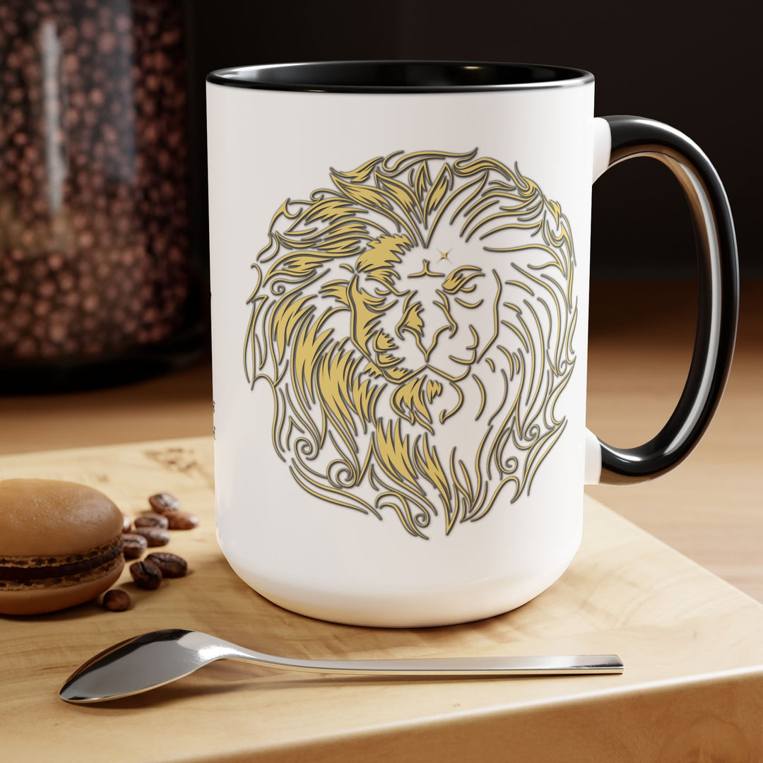 Leo Two-Tone Coffee Mugs - 15oz