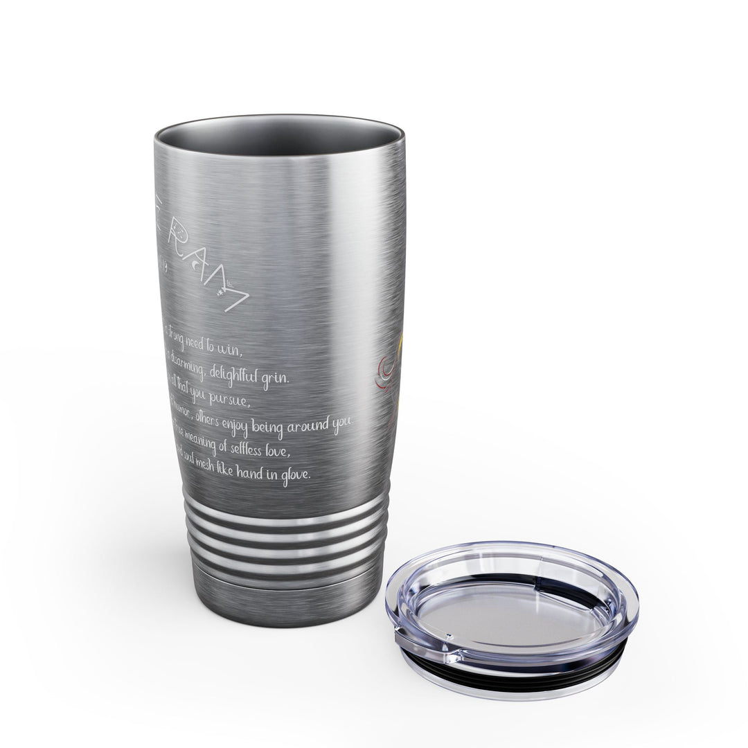 Aries Acrostic Poem Ringneck Tumbler - 20oz