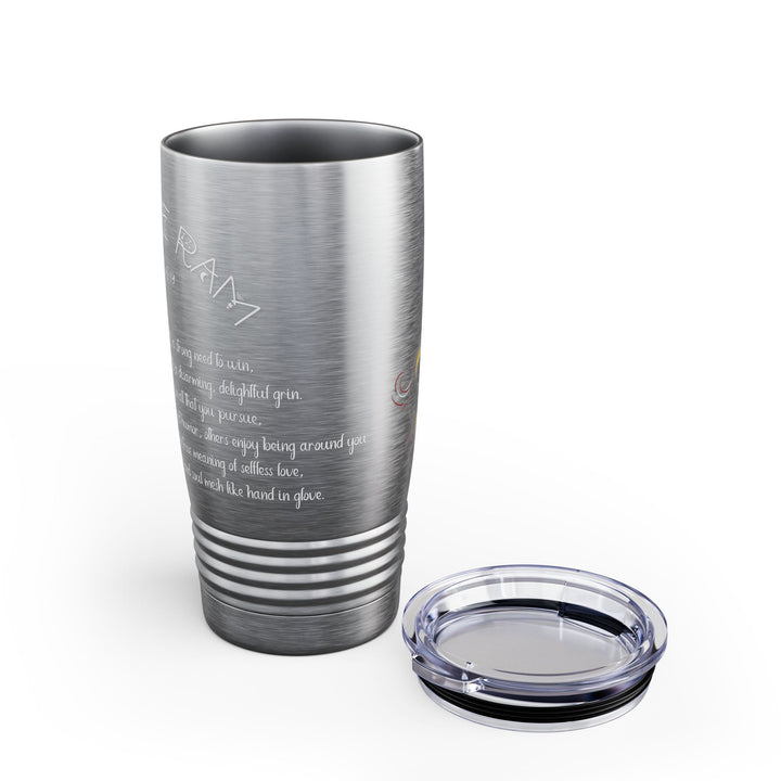 Aries Acrostic Poem Ringneck Tumbler - 20oz