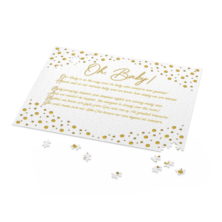 "Oh, Baby!" Acrostic Poem Puzzle - No Personalization