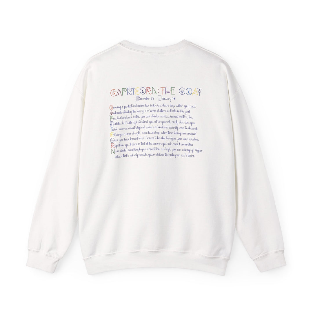 Capricorn Acrostic Poem Astrology Sweatshirt - Unisex