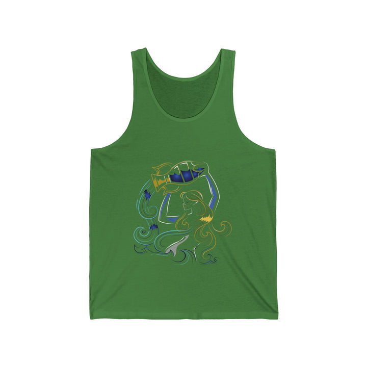 “Aquarius” Acrostic Poem Unisex Jersey Tank