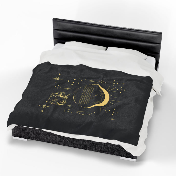 Taurus Acrostic Poem Velveteen Blanket