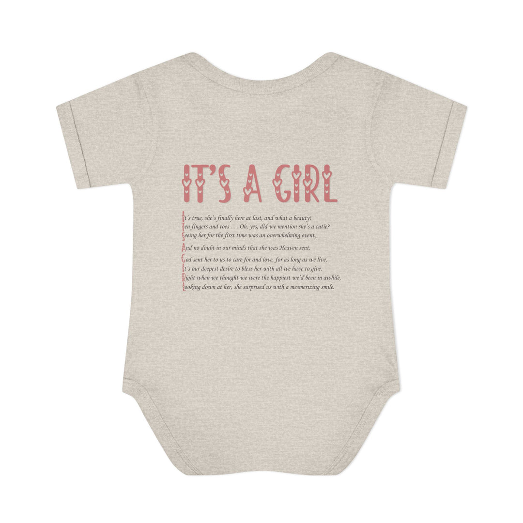 “It's a Girl” with Adorable Ducky Design Bodysuit