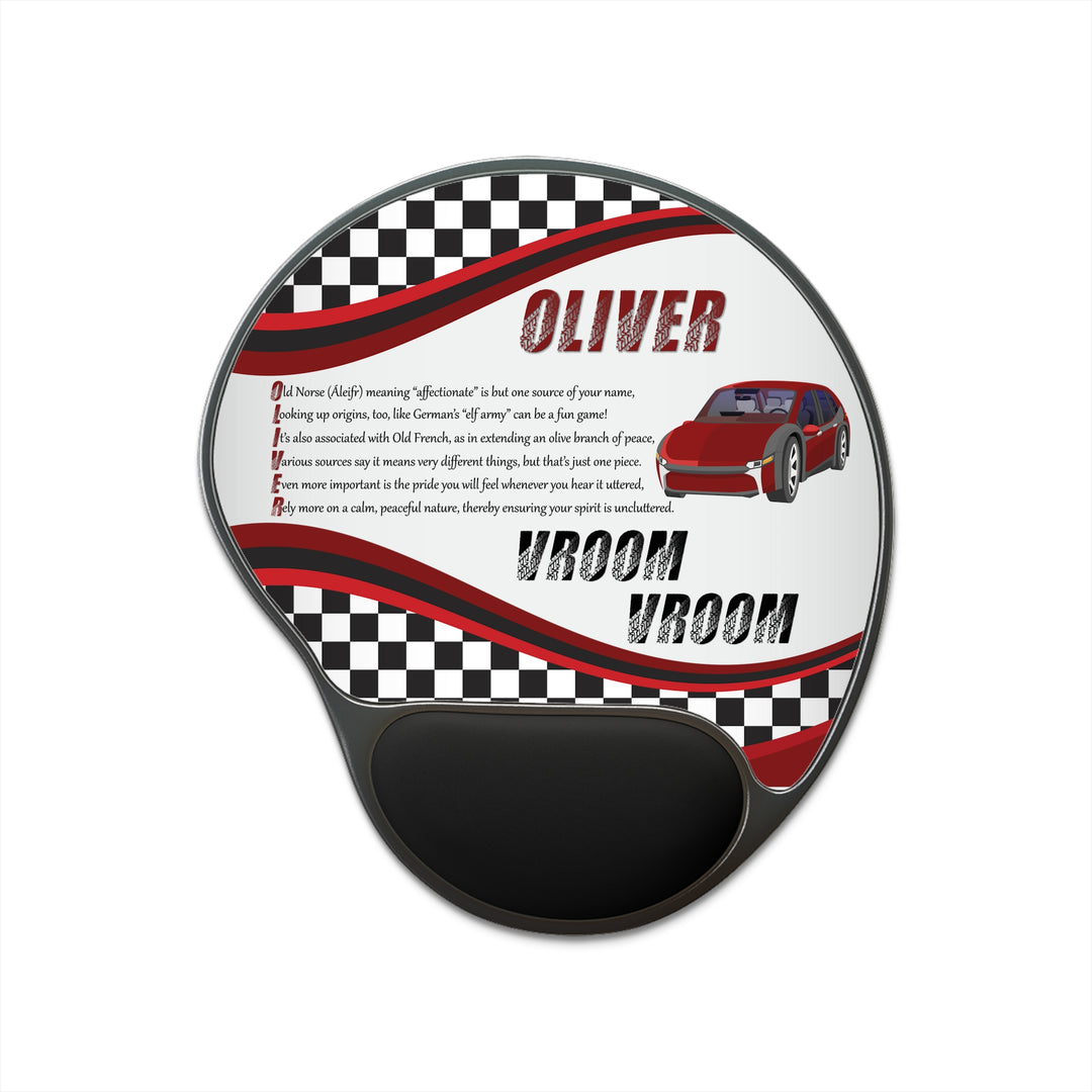 Namesakes Mouse Pad With Wrist Rest - Car