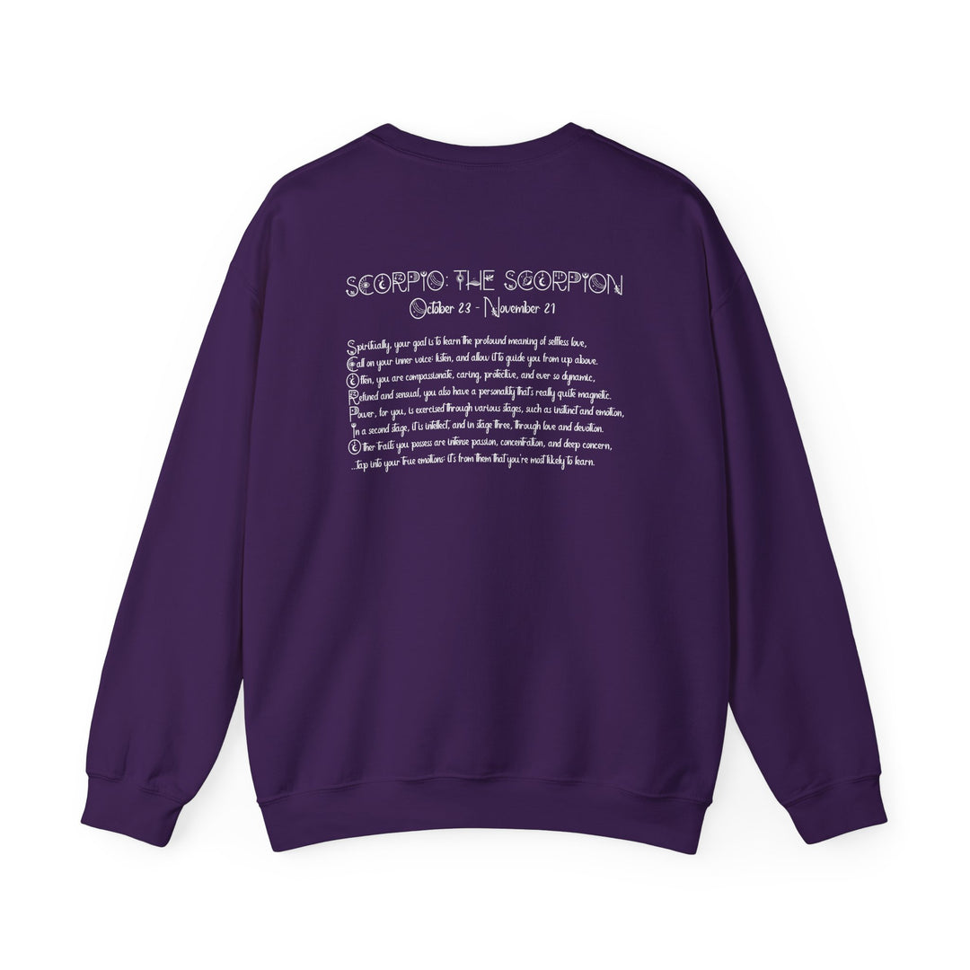 Scorpio Acrostic Poem Astrology Sweatshirt - Unisex