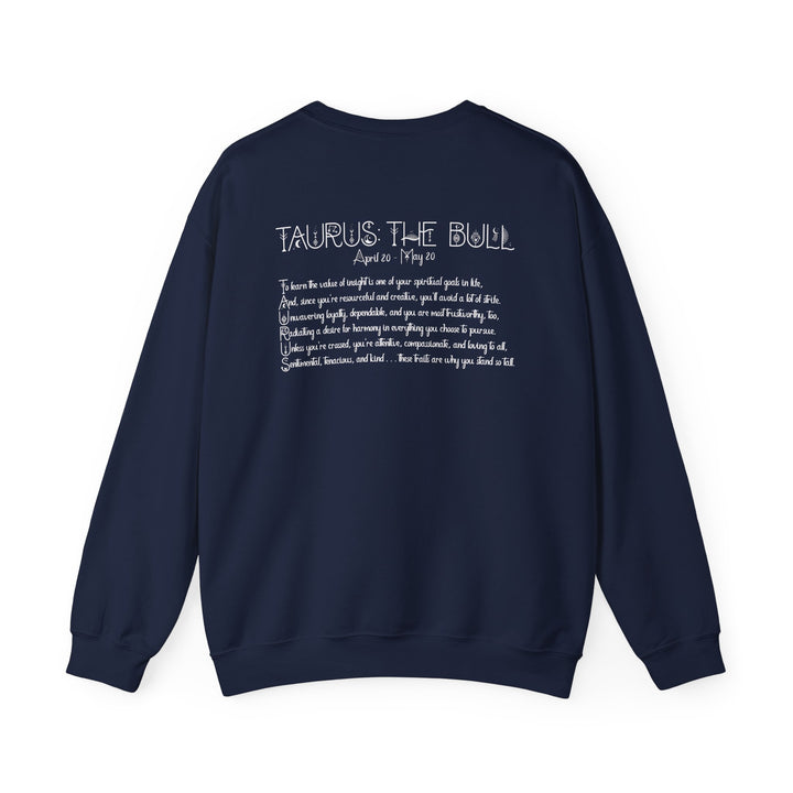 Taurus Acrostic Poem Astrology Sweatshirt - Unisex