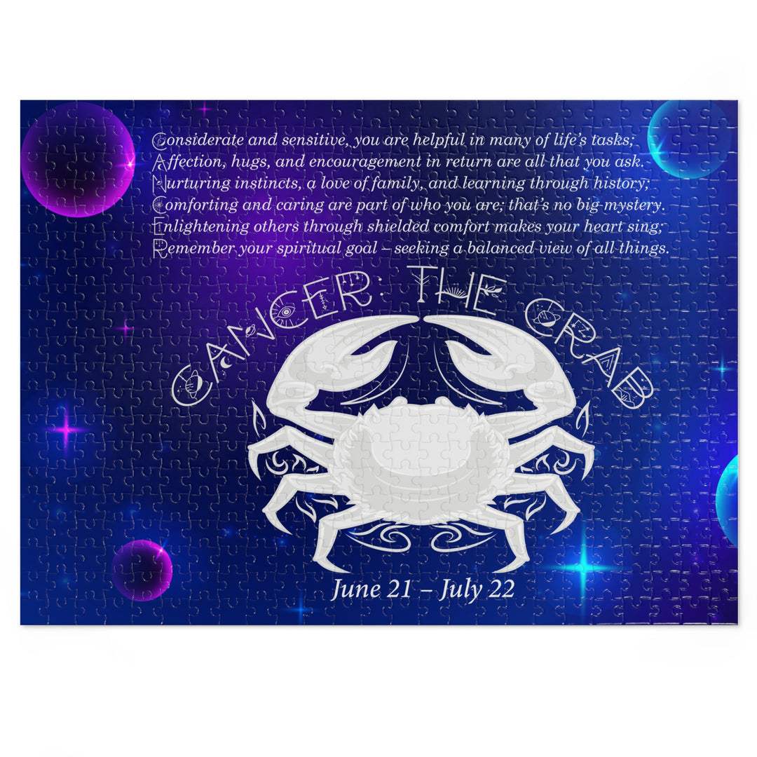 Cancer Acrostic Poem Puzzle - Tin Box
