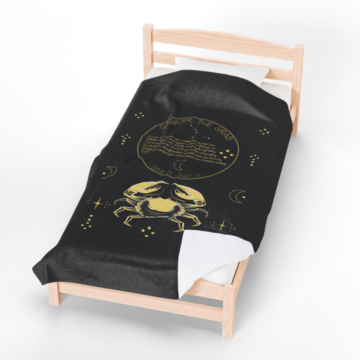 Cancer Acrostic Poem Velveteen Blanket