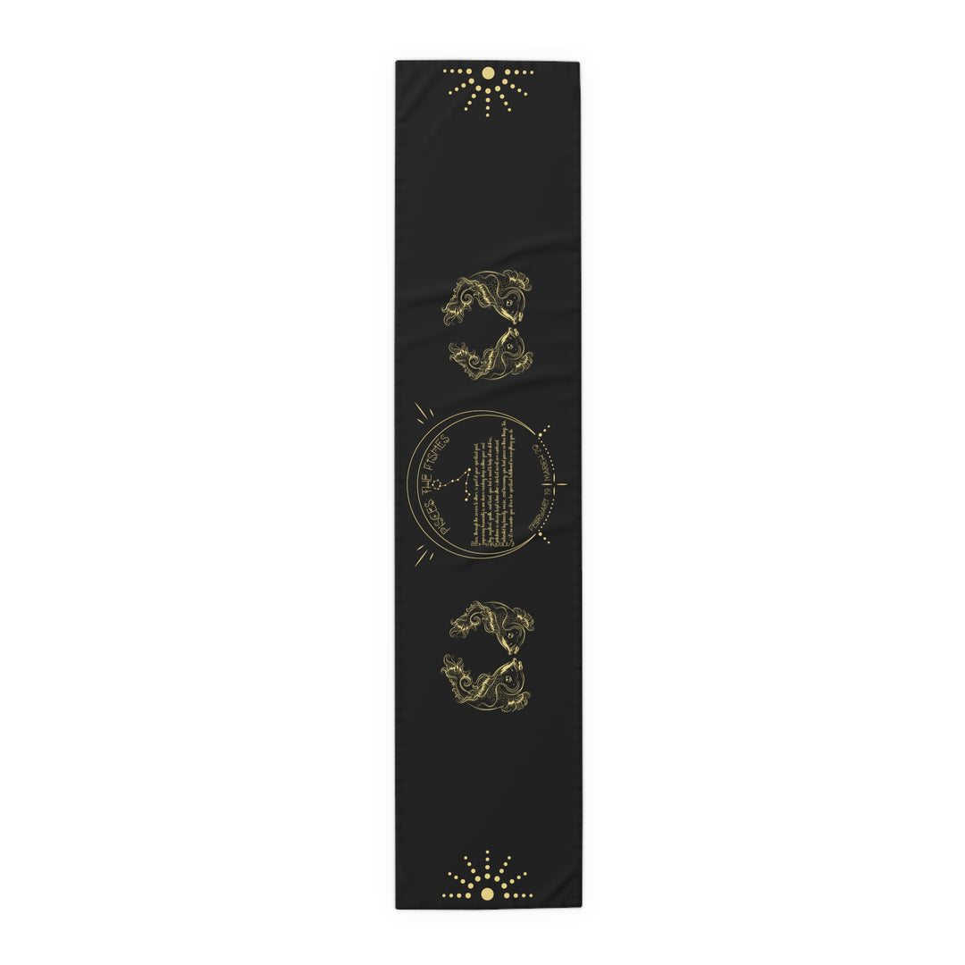 Pisces Acrostic Poem Table Runner