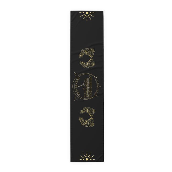 Pisces Acrostic Poem Table Runner