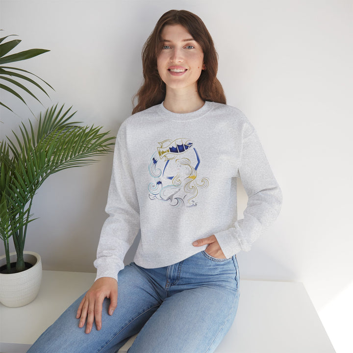 Aquarius Acrostic Poem Astrology Sweatshirt - Unisex