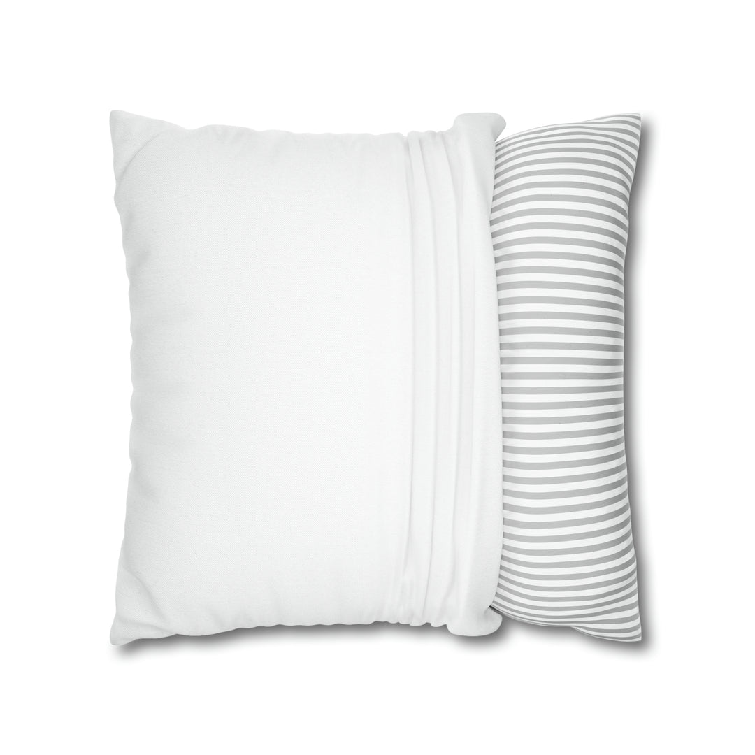 It's Just a Phrase "Mom and Dad" Acrostic Poem Pillow Case/Cover - White