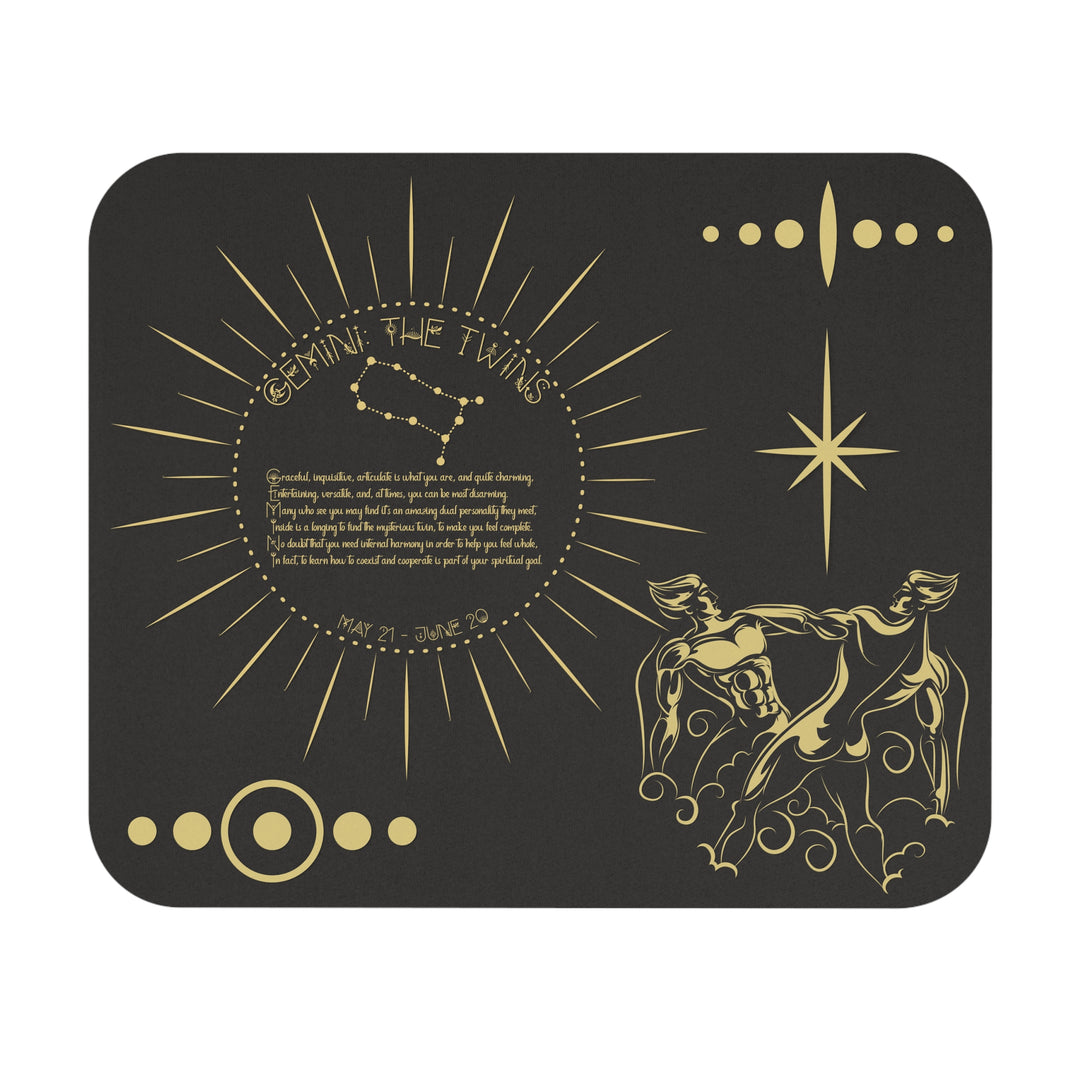 Written in the Stars Acrostic Poem Mouse Pad - "Gemini"