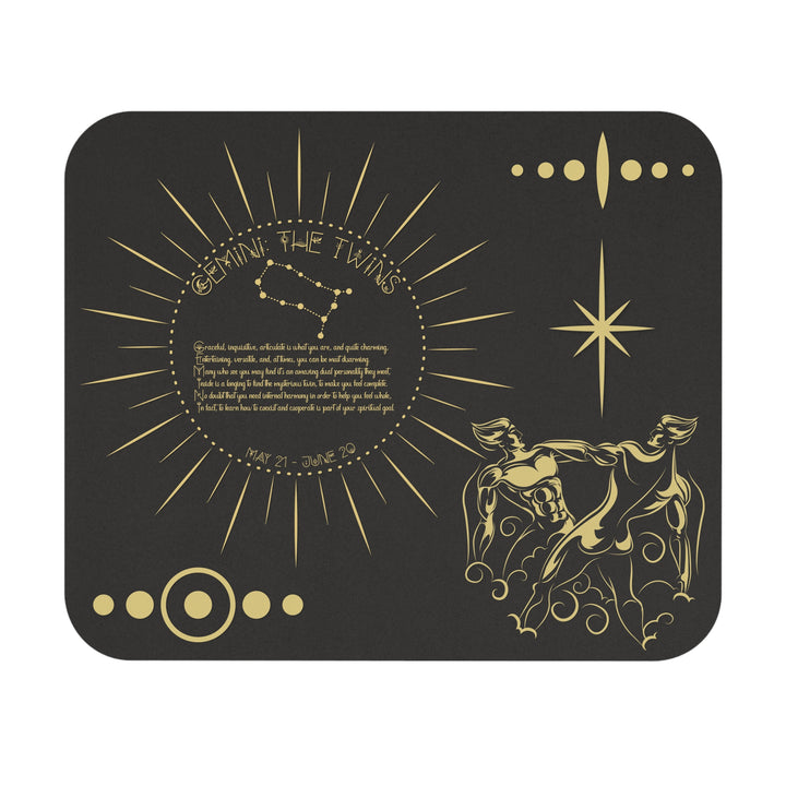 Written in the Stars Acrostic Poem Mouse Pad - "Gemini"