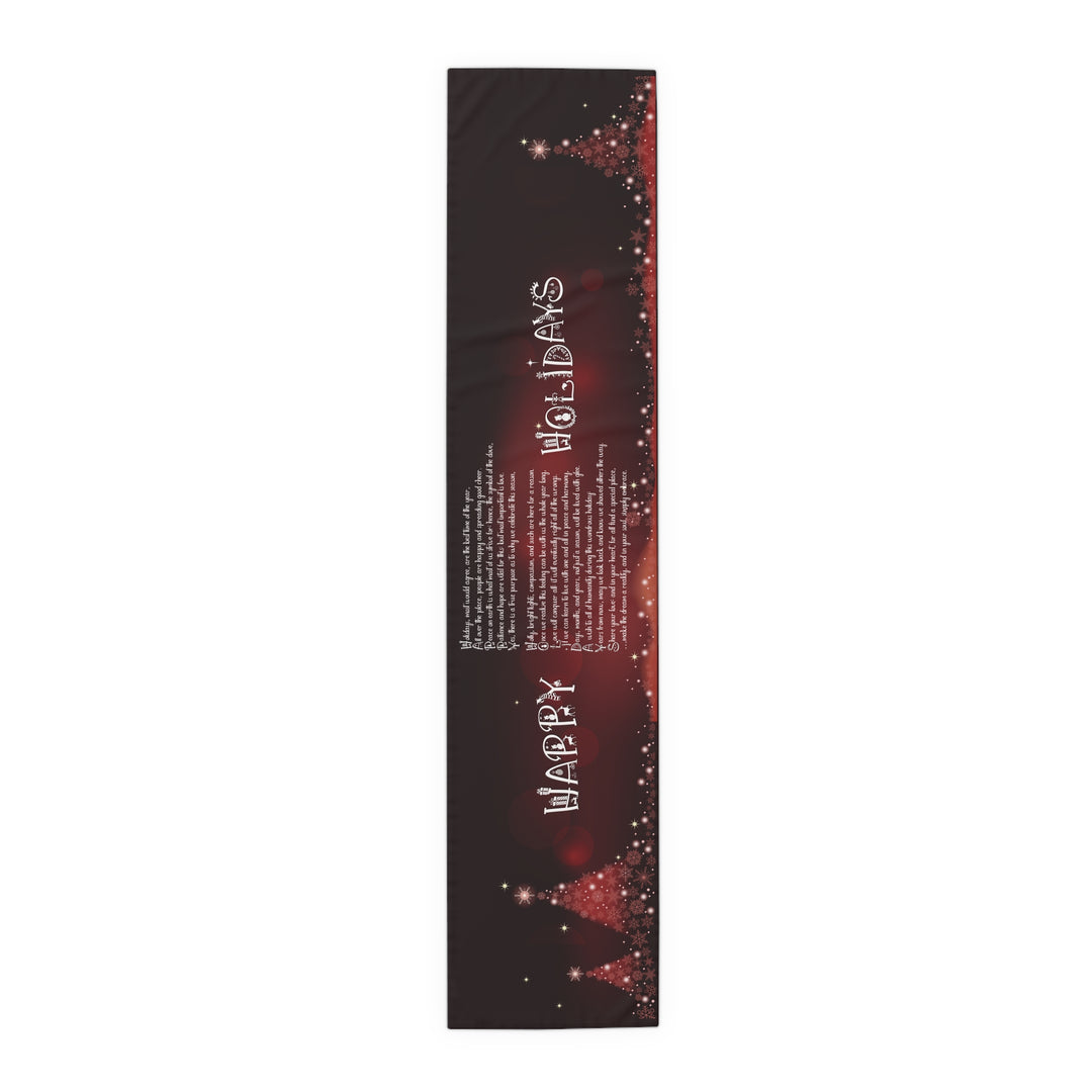 “Happy Holidays” Table Runner