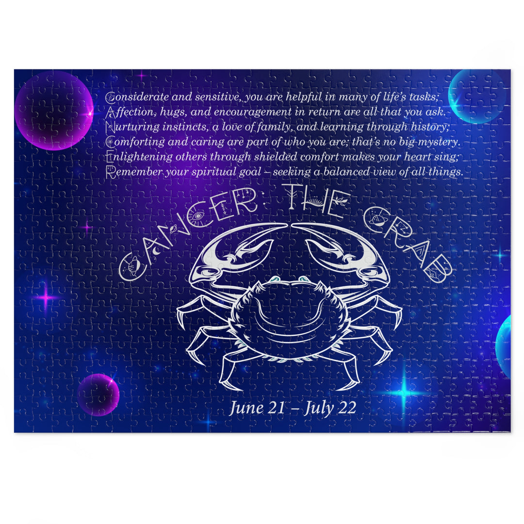 Cancer Acrostic Poem Puzzle - Tin Box