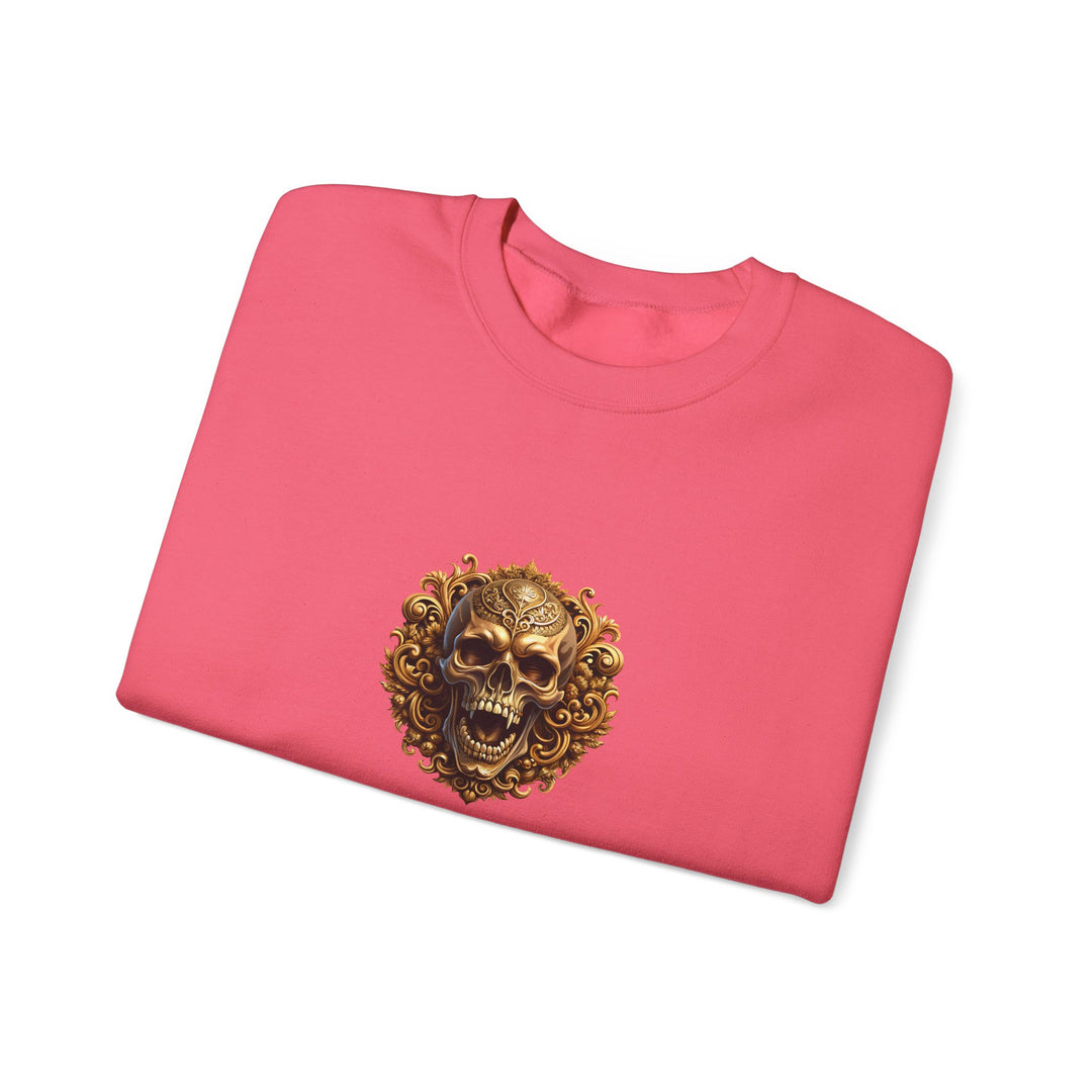 Happy Halloween Acrostic Poem Sweatshirt - Skull