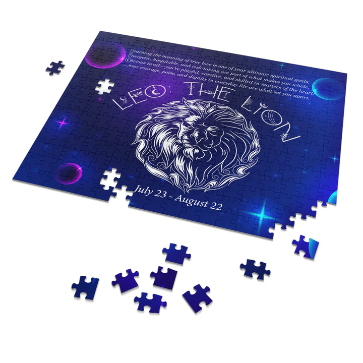 Leo Acrostic Poem Puzzle - Tin Box