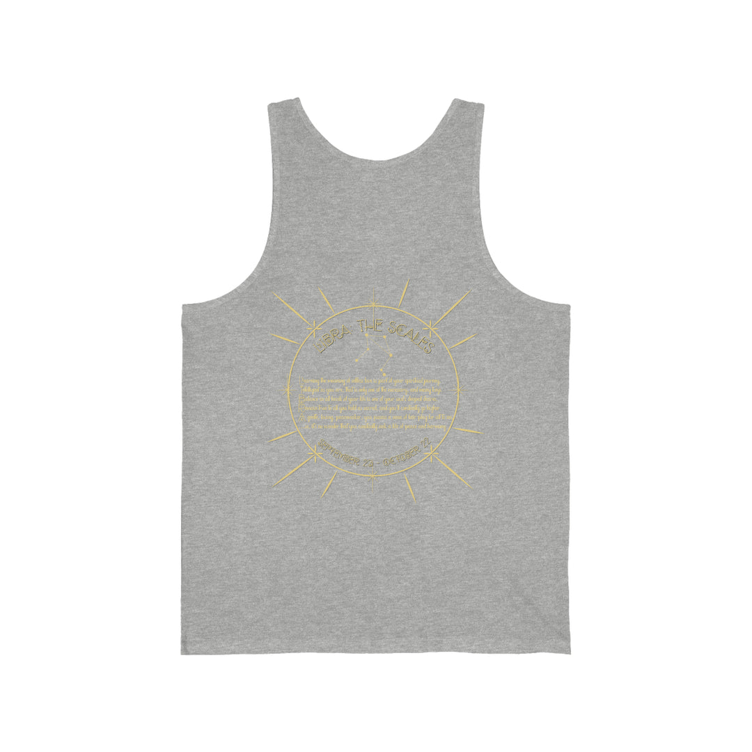 Written in the Stars Unisex Jersey Tank - Libra