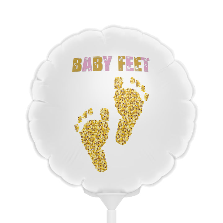 6” “Baby Feet" Baby Shower Balloons