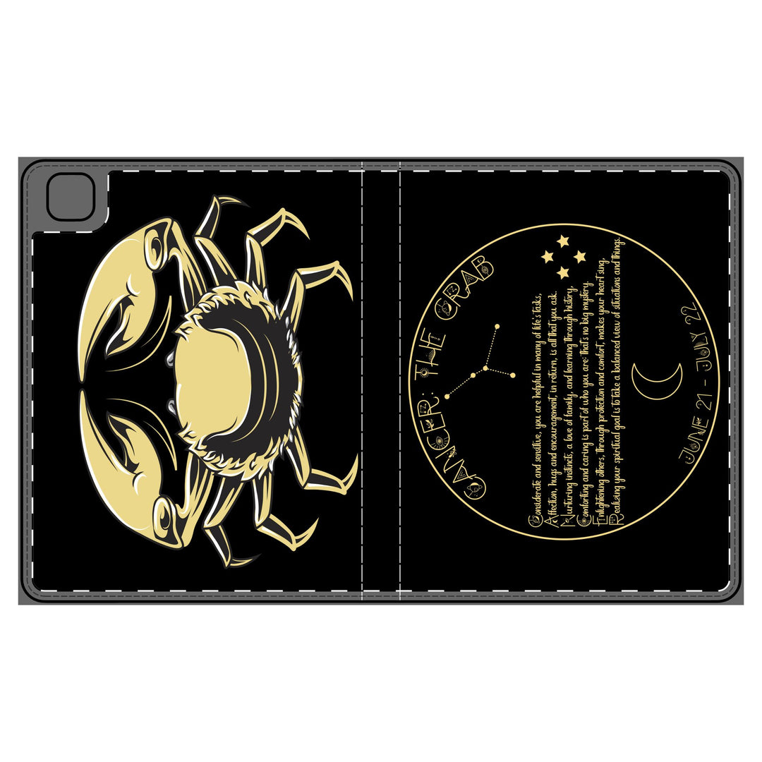 Cancer Acrostic Poem Elegant Tablet Folio Case