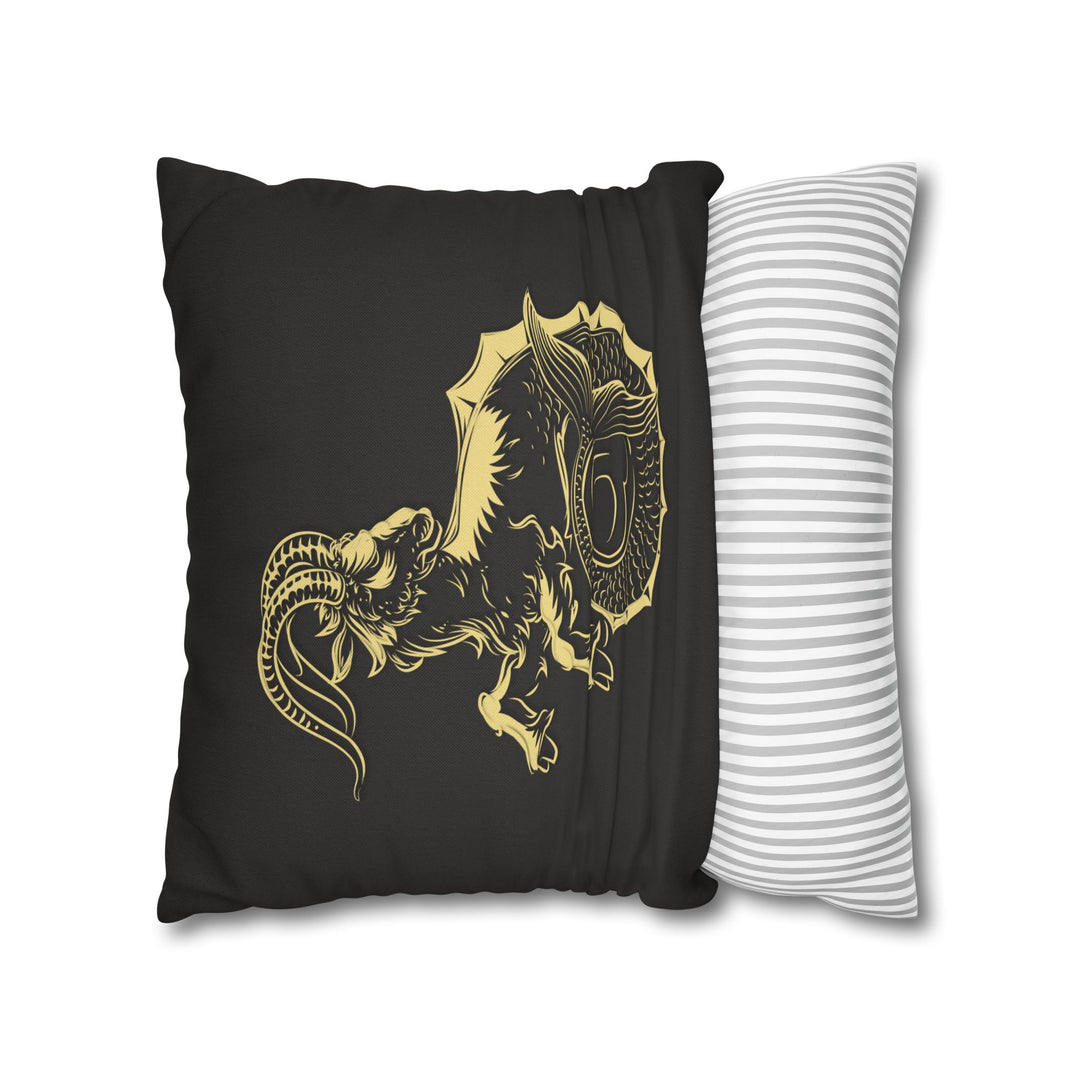 Capricorn Acrostic Poem Pillow Cover