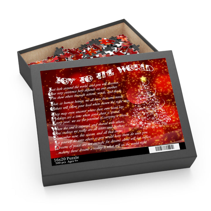 Joy to the World Acrostic Poem Jigsaw Puzzle