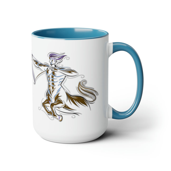 Written in the Stars Two-Tone Coffee Mugs - 15oz - Sagittarius