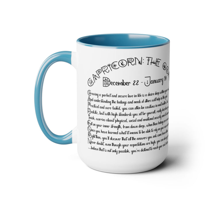 Capricorn Two-Tone Coffee Mugs - 15oz