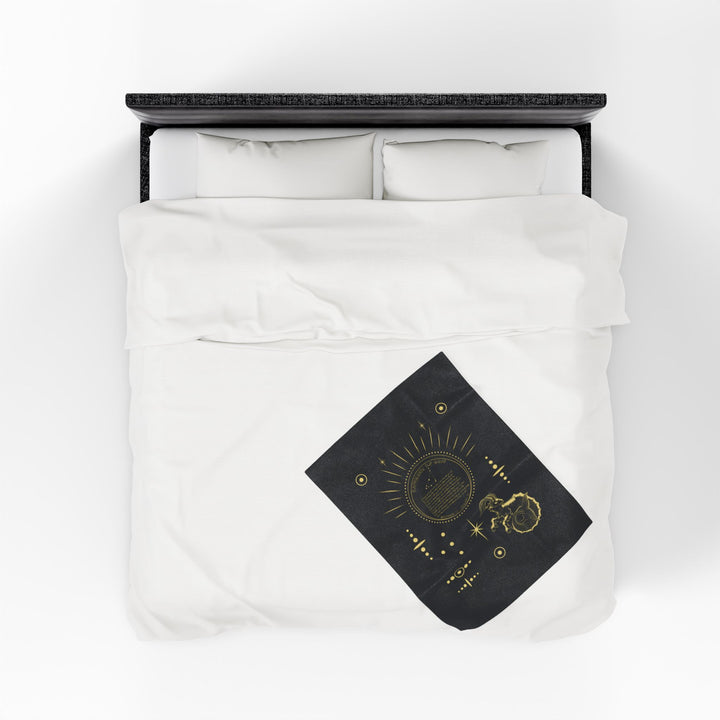 Capricorn Acrostic Poem Velveteen Blanket